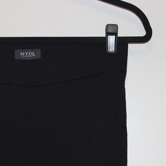 NYDJ Black High Waisted pants Women Size 0 - Picture 4 of 12